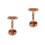 2Pièces Fixations Main Courante Acier Inoxydable Rose Or Usage Maison 9