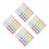 Cloud Shaped Scrapbook Stickers Multi-Color Paper Photo Corners 4