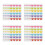 Cloud Shaped Scrapbook Stickers Multi-Color Paper Photo Corners 5