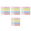 Cloud Shaped Scrapbook Stickers Multi-Color Paper Photo Corners 6