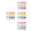 Cloud Shaped Scrapbook Stickers Multi-Color Paper Photo Corners 8