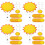 4Sets Design Tag Holder Clips for Price Labels 4
