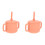 2St Silicone Babbeker Met Handvatten Watermeloen Rood Peuters 2
