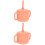 2St Silicone Babbeker Met Handvatten Watermeloen Rood Peuters 4