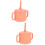 2St Silicone Babbeker Met Handvatten Watermeloen Rood Peuters 6