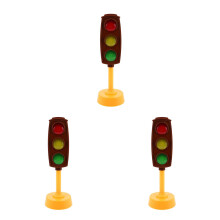 3St Verkeerslicht Model Lichtbruin Met Automatische Signaalwissel