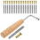 3Sets Lyre Harp Tuning Pegs Steel String Pins Easy Use Assorted Colors 2