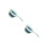 4Pcs Foldable Blue Plastic Water Ladles Kitchen and Garden Use Scoops 3