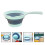 4Pcs Foldable Blue Plastic Water Ladles Kitchen and Garden Use Scoops 9