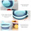 4Pcs Foldable Blue Plastic Water Ladles Kitchen and Garden Use Scoops 11