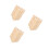30Pcs Multipurpose Wooden Bucket Handle Beige Ergonomic Grip 5
