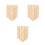 30Pcs Multipurpose Wooden Bucket Handle Beige Ergonomic Grip 6