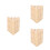 30Pcs Multipurpose Wooden Bucket Handle Beige Ergonomic Grip 8