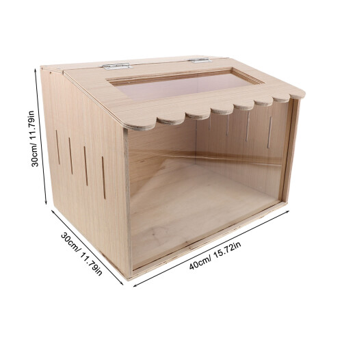 Couveuse Beige Bois Pour Poussins Cailles Chauffage 1