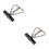 2Pcs Stainless Steel Nut Cracker Tool Multi-Use Walnut Chestnut Opener 7
