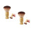 2Pcs Multi Color Wooden Handle Barber Neck Duster Brush Soft Bristles 9