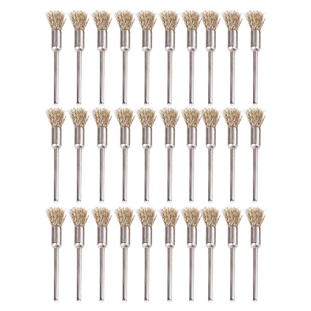 Polishing Rotary Tools Accessory Wire Wheel Brush Cup Shaped Brass And Steel Brush For Rust Removal Deburring Grinding High Temperature Resistant And 9489952718996