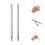 2Pcs Silver Heavy Duty Broken Spark Plug Extraction Tool for Vehicles 8