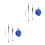 2Ensembles Leviers Modification Bleu En Alliage Métal 5