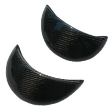 Echte Koolstofvezel Koplamp Oogleden Wimpers Hoezen voor -Kever 1995-2011 Koplamp Wenkbrauwen Trim