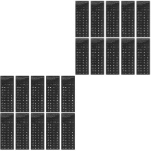 20Pièces Couverture Clavier Souple Protection Multilingue Noir
