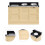 2Pièces Miniature Table Cuisinière Décor Résine Blanche Pour Maison 8