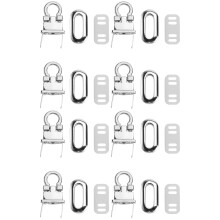 8Pièces Verrous Zinc Alliage Pour Sac À Main Usage