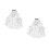 2Pièces Accessoire Voile Tulle Pour Fêtes 5