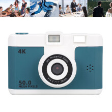 Digitale Kamera 1080P 50MP Dual-Linse 16Fach Zoom 2,4" IPS Grün