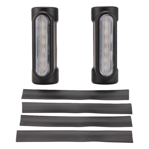Motorcycle Led Highway Bar Switchback Driving Light/Turn Signal Light For (Black)