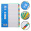 5Sets PP Binder Dividers with Tabs for Office School Use 7