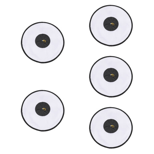 5Pièces Diffuseurs Lumière Photo Noir Ajustables Pour Caméra