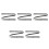 5Pcs Black Adjustable Utility Bag Straps with Buckle for Backpack Use 6