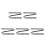 5Pcs Black Adjustable Utility Bag Straps with Buckle for Backpack Use 7