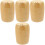 4Stk Robuster Bambus Zahnstocherhalter Und 3