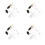 4Ensembles Valve De Douche Argent Usage Salle De Bain Durable 7