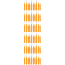 60Pièces Brosse Cosmétique Petite Pinceaux Sourcils Orange