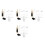 4Ensembles Valve De Douche Argent Usage Salle De Bain Durable 9