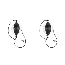 2Pièces De Boxe Poire Noir Résistant Cuir PU Pour Fitness