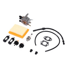 Kit de Recarga de Combustible de Bombilla de Filtro de Aire de Carburador Apto para FS120 FS200 FS250 FS300 FS350 FR450 Recortadora de Hilo