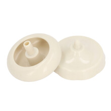 Petite bassine à rotation pour perles de grande capacité, en ABS, 6,3x7cm, pour la fabrication de bracelets