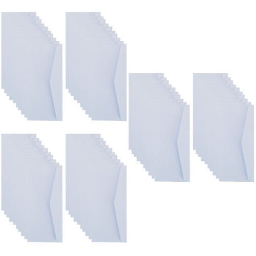 60Pièces Enveloppes Blancs Résistants Pour Documents Et Fêtes