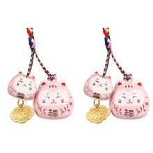 Pendentif Chat Japonais Chance Pour Téléphone