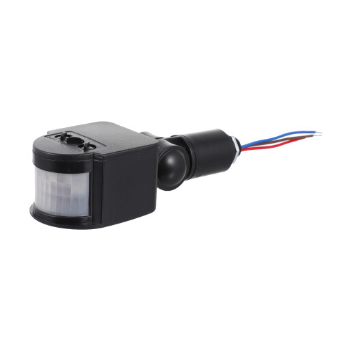 2Pcs Black Wall Lamp Smart Sensor with Pir Motion Detector for Home 1