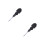 2Pcs Black Wall Lamp Smart Sensor with Pir Motion Detector for Home 8