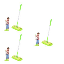 3Pièces Balai Jouet Enfant Vert Mini Pour Pretend