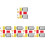 5Sets -Schiedsrichterkarten Set PVC Gelb-Rot Karten 6