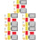 5Sets -Schiedsrichterkarten Set PVC Gelb-Rot Karten 7