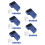 5Pcs ABS Blue Rfid Card Duplicator Portable Handheld Copier 6