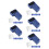 5Pcs ABS Blue Rfid Card Duplicator Portable Handheld Copier 7